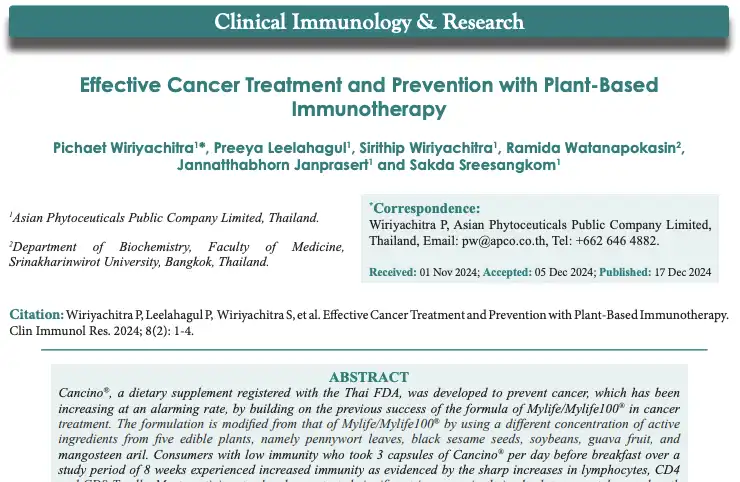 Effective Cancer Treatment and Prevention with Plant-Based Immunotherapy